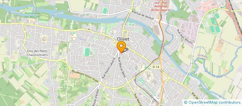 localisation de l'entreprise SCI DU LOGIS à OLIVET