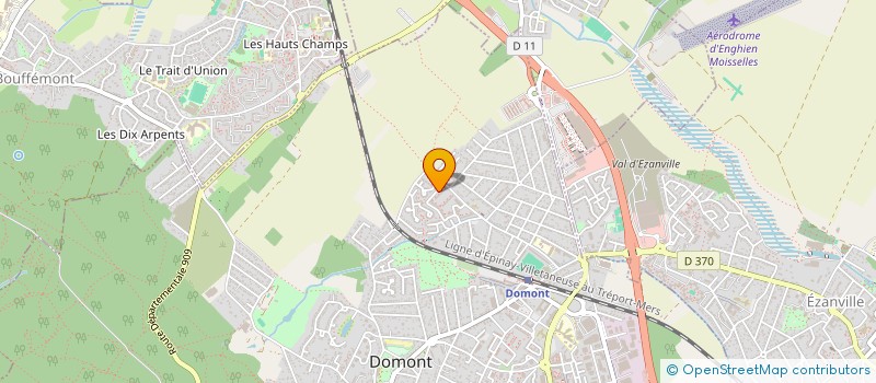 localisation de l'entreprise SCI DU LOGIS  DOMONT