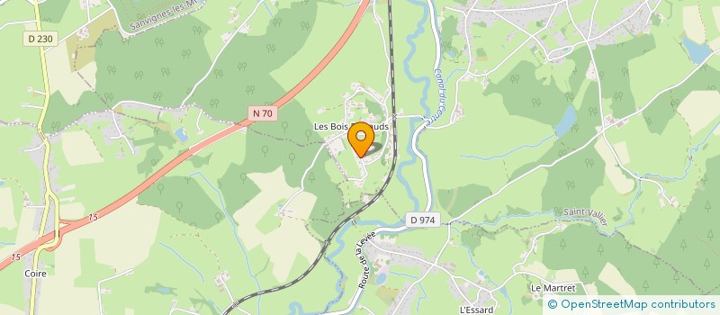 localisation de l'entreprise SCI DU LOGIS BEAU SITE  SAINT-VALLIER