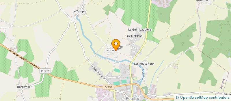 localisation de l'entreprise SCI DU LOGIS DE FEUNAT à ROUILLAC