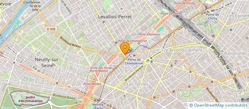 localisation de l'entreprise SCI DU LOGIS DE LA LORNE  PARIS