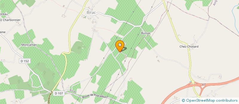 localisation de l'entreprise SCI DU LOGIS DES BEAURIES à BIRAC