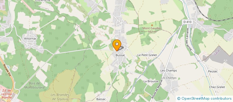 localisation de l'entreprise SCI DU LOGIS DES MURIERS BLANCS  MAGNAC-SUR-TOUVRE
