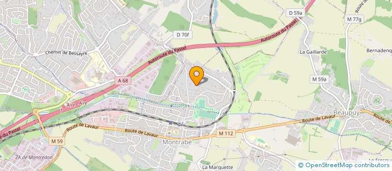 localisation de l'entreprise SCI DU LOGIS VIEUX  MONTRABE