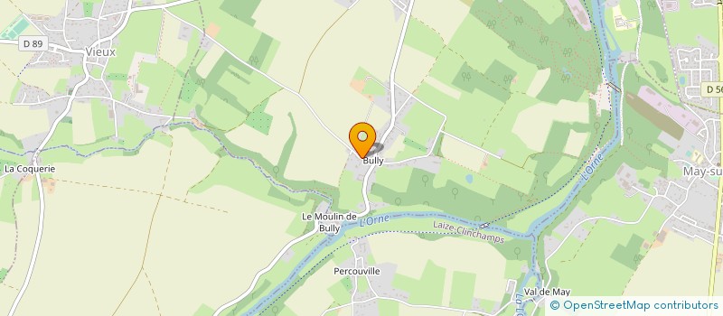 localisation de l'entreprise SCI DU LONG DOUET  FEUGUEROLLES-BULLY