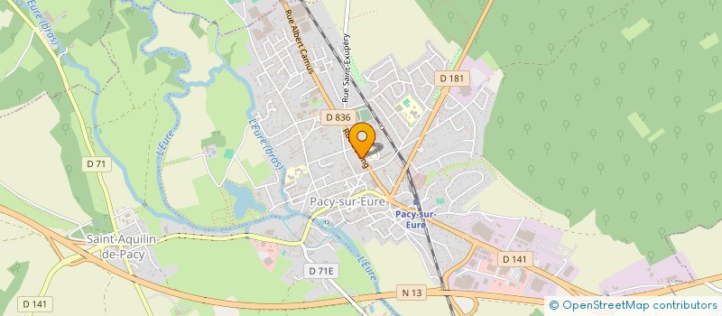 localisation de l'entreprise SCI DU LONG PACY  PACY-SUR-EURE