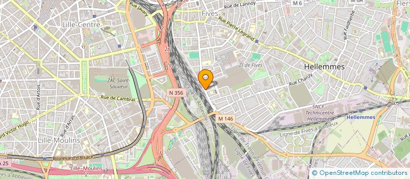 localisation de l'entreprise SCI DU LONG POT à LILLE