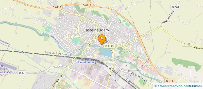 localisation de l'entreprise SCI DU LOSANGE à CASTELNAUDARY