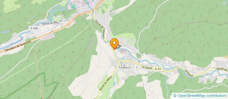 localisation de l'entreprise SCI DU LOSANGE  CORNIMONT