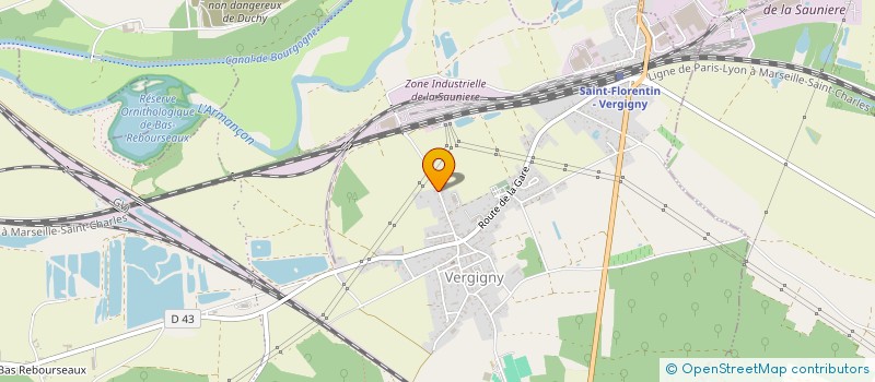 localisation de l'entreprise SCI DU LOSANGE  VERGIGNY