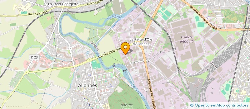 localisation de l'entreprise SCI DU LOT 14 DE LA ZIS à LE MANS