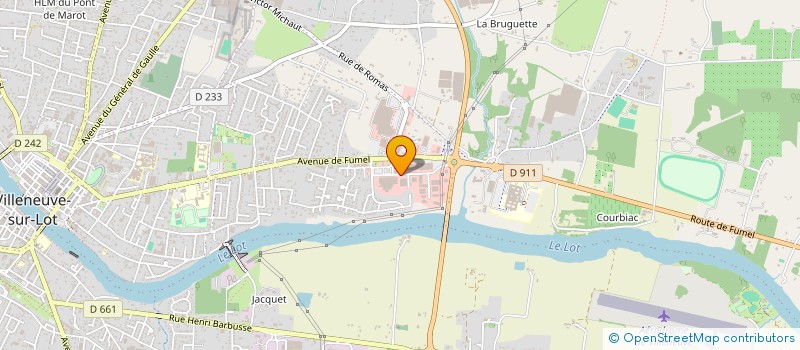 localisation de l'entreprise SCI DU LOT  PUJOLS