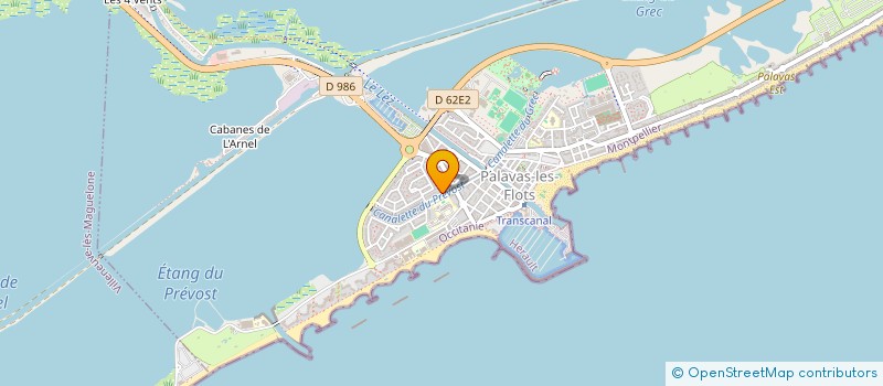 localisation de l'entreprise SCI DU LOT N 4 DE L OUSTAL DE LA MAR à PALAVAS-LES-FLOTS