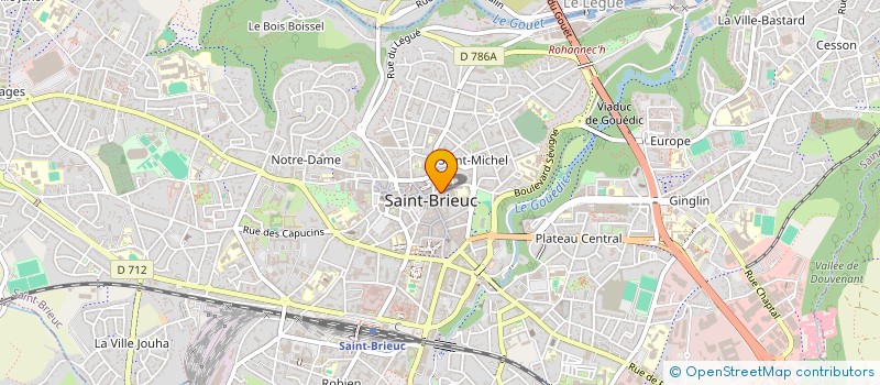 localisation de l'entreprise SCI DU LOTI à SAINT-BRIEUC