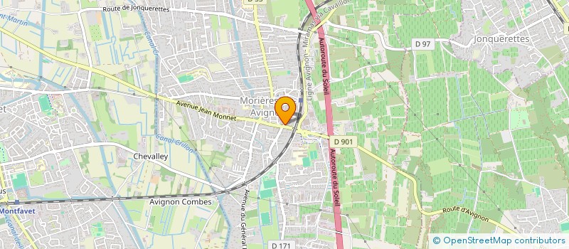 localisation de l'entreprise SCI DU LOTI  MORIERES-LES-AVIGNON