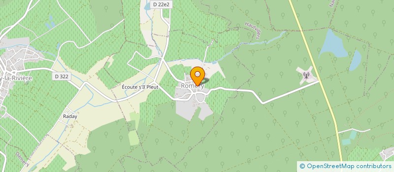 localisation de l'entreprise SCI DU LOTUS  ROMERY