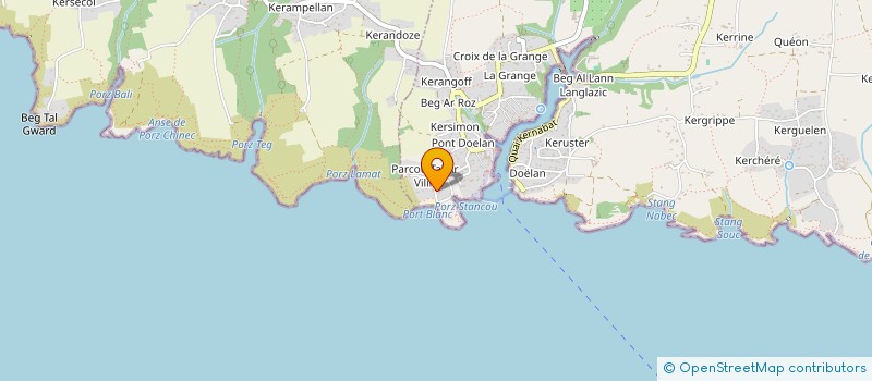 localisation de l'entreprise SCI DU LOU  CLOHARS CARNOET