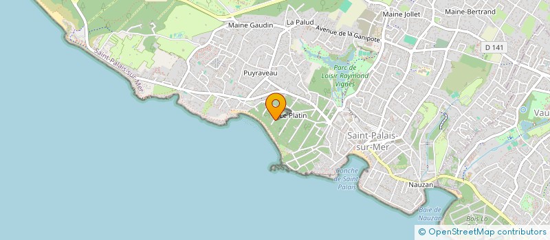 localisation de l'entreprise SCI DU LOUGRE  SAINT-PALAIS-SUR-MER