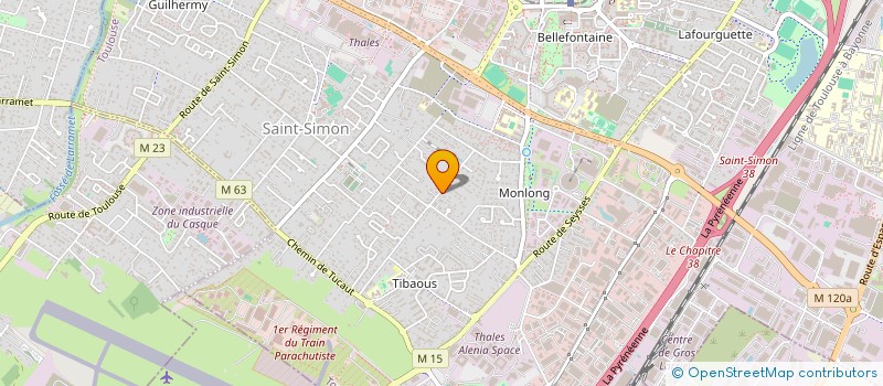 localisation de l'entreprise SCI DU LOUP à TOULOUSE