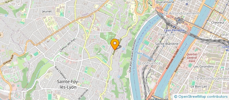 localisation de l'entreprise SCI DU LOUP  SAINTE-FOY-LES-LYON