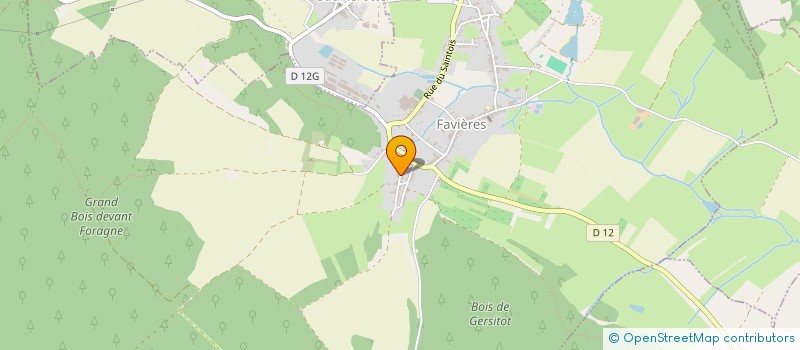 localisation de l'entreprise SCI DU LOUP  FAVIERES