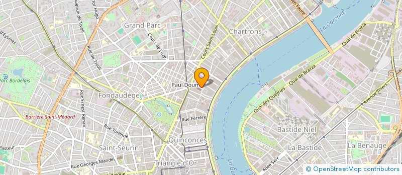 localisation de l'entreprise SCI DU LOUP  BORDEAUX