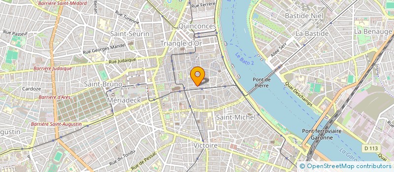 localisation de l'entreprise SCI DU LOUP  BORDEAUX