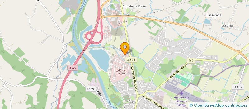 localisation de l'entreprise SCI DU LOURDEN  AIRE-SUR-L'ADOUR