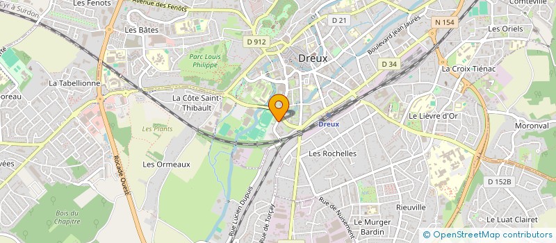 localisation de l'entreprise SCI DU LOUVET à DREUX