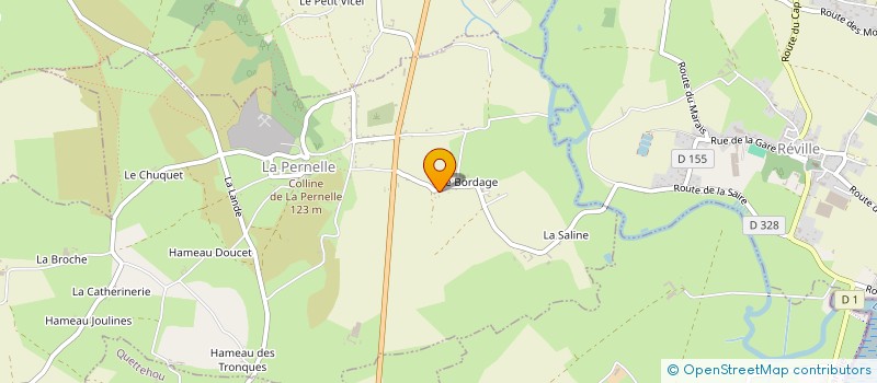 localisation de l'entreprise SCI DU LOUVRE  LA PERNELLE