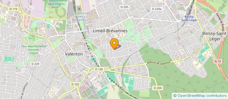 localisation de l'entreprise SCI DU LOUVRE à LIMEIL-BREVANNES