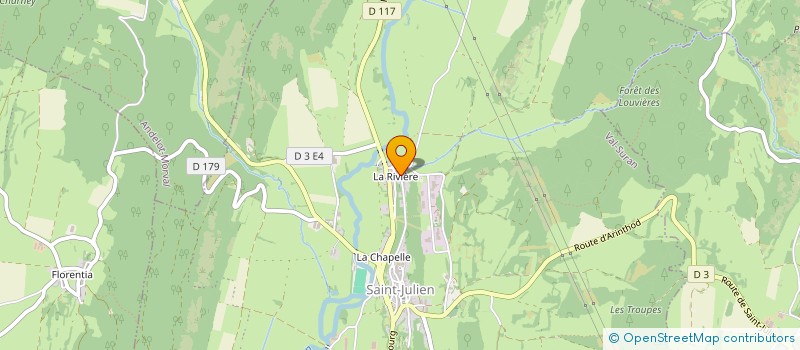 localisation de l'entreprise SCI DU LOYON  VAL SURAN