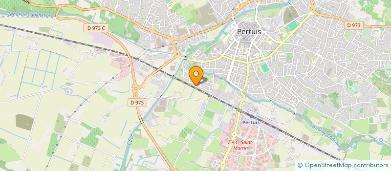 localisation de l'entreprise SCI DU LUBERON  PERTUIS