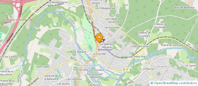 localisation de l'entreprise SCI DU LUCHARD à VEIGNE