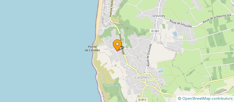 localisation de l'entreprise SCI DU LUDE  CAROLLES