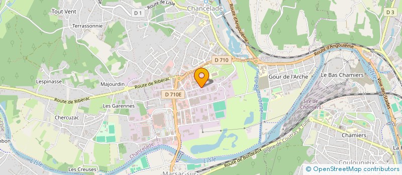 localisation de l'entreprise SCI DU LUGAN 33  MARSAC-SUR-L ISLE