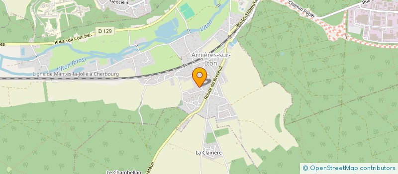 localisation de l'entreprise SCI DU LUNAIN  EVREUX