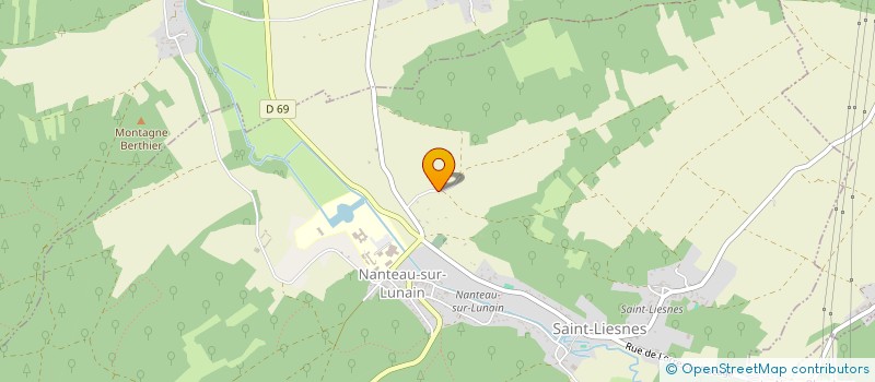 localisation de l'entreprise SCI DU LUNAIN  NANTEAU-SUR-LUNAIN