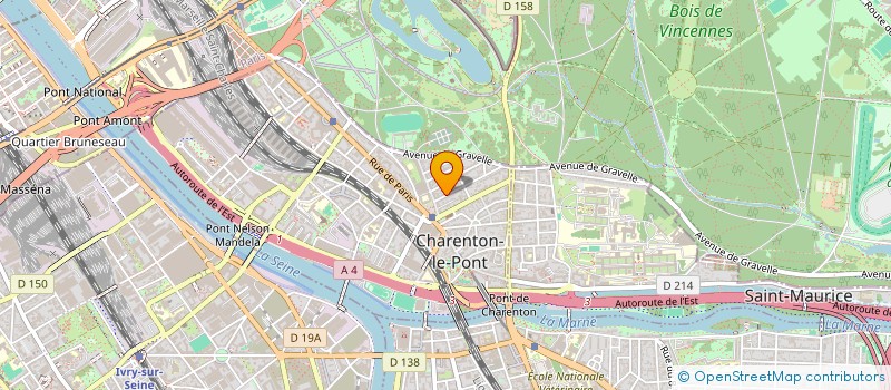 localisation de l'entreprise SCI DU LUNAIN  CHARENTON-LE-PONT