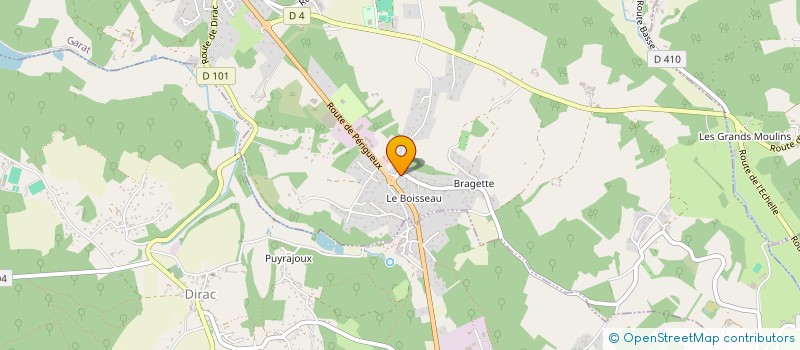 localisation de l'entreprise SCI DU LUQUET  GARAT