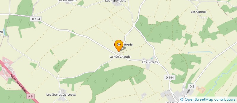 localisation de l'entreprise SCI DU LUTEAU LIGAULT RINKER  PRECY SUR VRIN