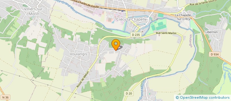 localisation de l'entreprise SCI DU LUTIN  VOULANGIS