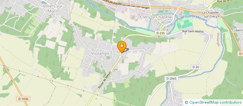 localisation de l'entreprise SCI DU LUTTIN  VOULANGIS