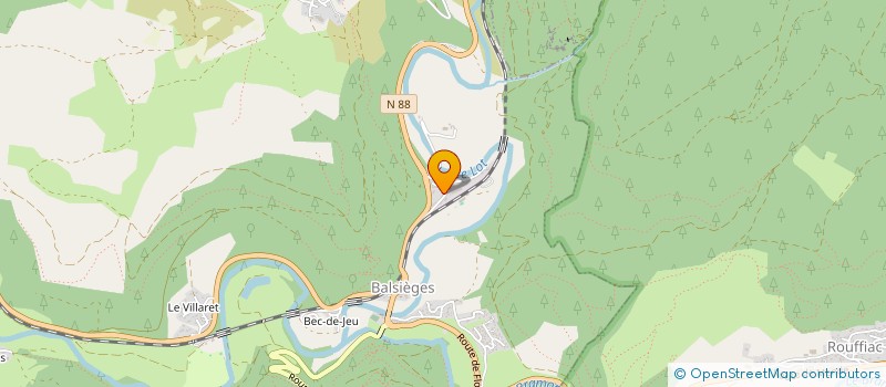 localisation de l'entreprise SCI DU LUXEMBOURG  BALSIEGES