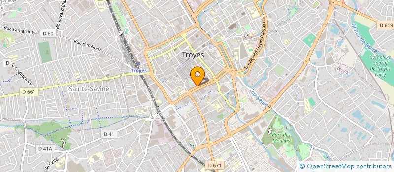 localisation de l'entreprise SCI DU LUXEMBOURG à TROYES