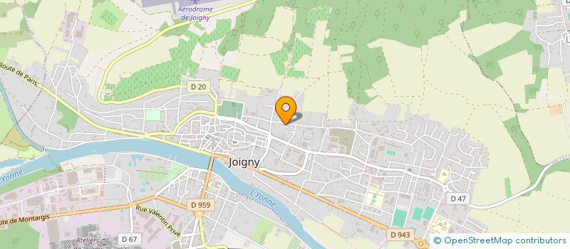 localisation de l'entreprise SCI DU LUXEMBOURG à JOIGNY