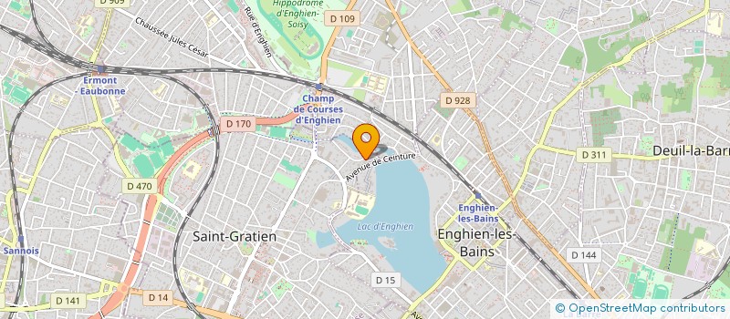 localisation de l'entreprise SCI DU LUXEMBOURG  SAINT-GRATIEN