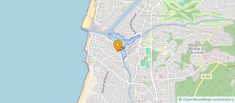 localisation de l'entreprise SCI DU LUY à CAPBRETON