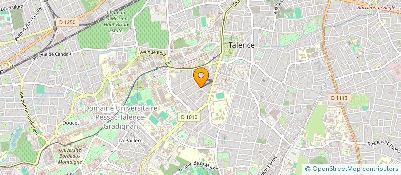 localisation de l'entreprise SCI DU LYCEE  TALENCE