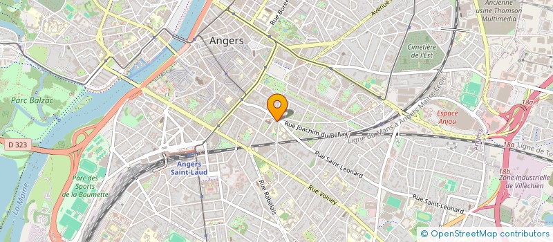 localisation de l'entreprise SCI DU LYCEE à ANGERS